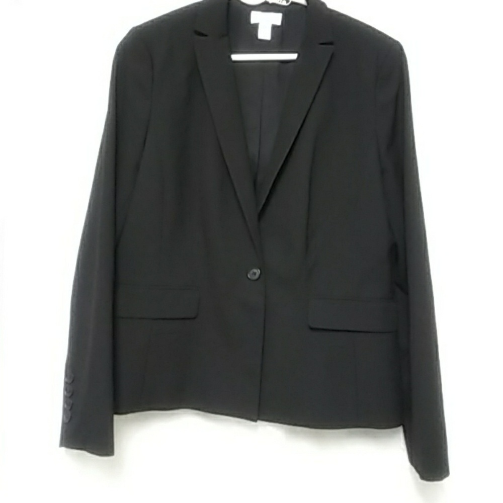 Loft Black Blazer, Dark Academia, Career Piece, Holiday, Gift, Party,